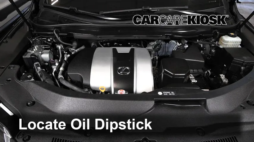 2018 Lexus RX350L 3.5L V6 Aceite Controlar nivel de aceite